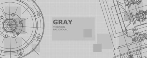 abstracte achtergrond concept mechanische engineering tekening. technisch behang vector