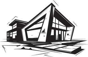 creatief woning indruk huis idee vector icoon huis structuur symbool architectuur ontwerp vector embleem