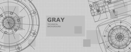 abstracte achtergrond concept mechanische engineering tekening. technisch behang vector