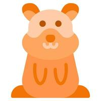 hamster icoon illustratie voor web, app, infografisch, enz vector