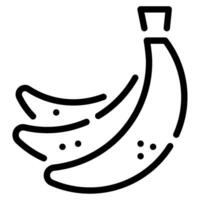 banaan icoon illustratie voor web, app, infografisch, enz vector