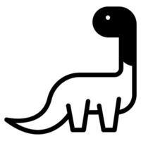 dinosaurus icoon illustratie voor web, app, infografisch, enz vector