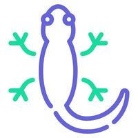 gekko icoon illustratie voor web, app, infografisch, enz vector