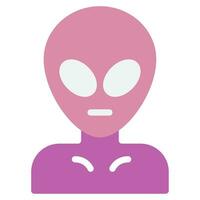buitenaards wezen icoon illustratie voor web, app, infografisch, enz vector