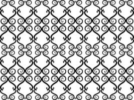 abstract naadloos zwart en wit patroon vector