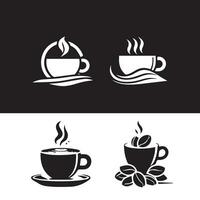 heet koffie kop vector icoon illustratie. vrij vector