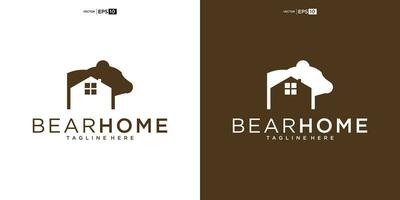 beer huis logo ontwerp sjabloon. beer huis huis logo hipster retro wijnoogst vector icoon illustratie