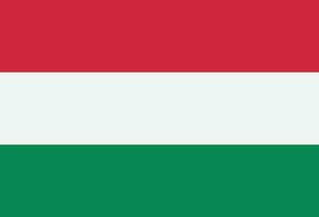 Hongarije vlag vector . nationaal vlag van Hongarije geïsoleerd Aan wit achtergrond