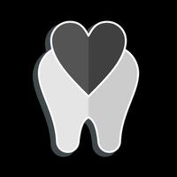 icoon tandheelkundig zorg. verwant naar tandheelkundig symbool. glanzend stijl. gemakkelijk ontwerp bewerkbaar. gemakkelijk illustratie vector