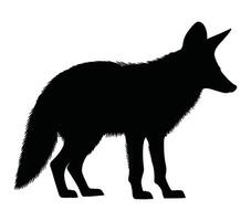 aardwolf silhouet icoon. vector afbeelding.