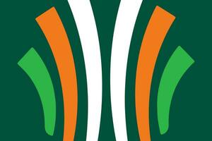 Afrika landen kampioenschap voetbal Amerikaans voetbal competitie groen achtergrond sjabloon ontwerp vector kunst