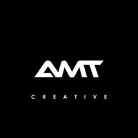 amt brief eerste logo ontwerp sjabloon vector illustratie