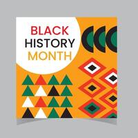 reeks van abstract zwart geschiedenis maand achtergronden met patronen vector