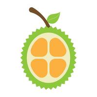 vers durian fruit icoon vector