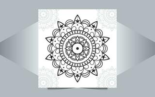 mooi bloemen vector mandala ontwerp