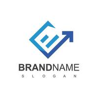 bedrijf overleg plegen logo ontwerp sjabloon vector