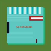 digitaal bedrijf afzet sociaal media post sjabloon en banier vrij vector. vector