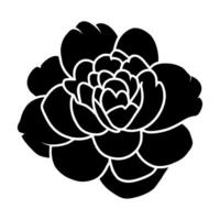 hand- getrokken gemakkelijk bloem illustratie vector