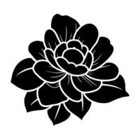 hand- getrokken gemakkelijk bloem illustratie vector