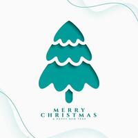 creatief vrolijk Kerstmis en nieuw jaar vooravond achtergrond met Kerstmis boom vector