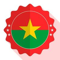 Burkina faso kwaliteit embleem, label, teken, knop. vector illustratie.