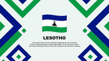 Lesotho vlag abstract achtergrond ontwerp sjabloon. Lesotho onafhankelijkheid dag banier behang vector illustratie. Lesotho sjabloon