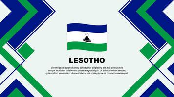 Lesotho vlag abstract achtergrond ontwerp sjabloon. Lesotho onafhankelijkheid dag banier behang vector illustratie. Lesotho banier