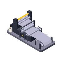 samenstelling van de productie van gewalst metaal vector