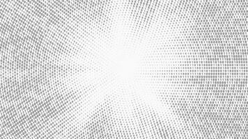 halftone brief binair code patroon vormen stralen. codering taal symbolen vormen een zon stralen. kunstmatig intelligentie- technologie futuristische achtergrond. vector