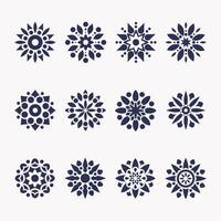 mandala arabesk patroon reeks vector