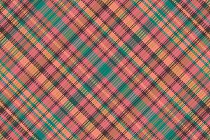 tartan geruit patroon met textuur en zomerkleur. vector