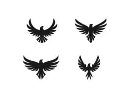 reeks van adelaar logo vector icoon illustratie, logo sjabloon