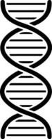 dna icoon. leven gen model- bio code genetica molecuul medisch symbool. structuur molecuul, chromosoom icoon. pictogram van dna vector, genetisch teken, element vector