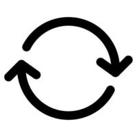 recycle icoon illustratie voor web, app, infografisch, enz vector