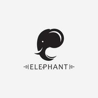 olifant logo vector illustrator ontwerpsjabloon