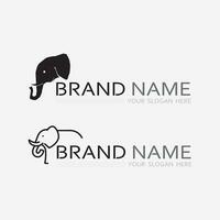 olifant logo vector illustrator ontwerpsjabloon