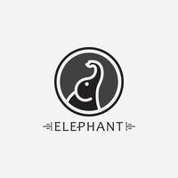 olifant logo vector illustrator ontwerpsjabloon