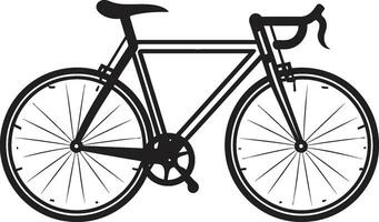 fiets iconisch zwart fiets embleem stedelijk fiets vector fiets logo