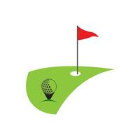 golf logo sjabloon vectorillustratie vector