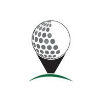 golf logo sjabloon vectorillustratie vector