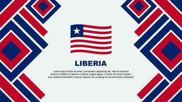 Liberia vlag abstract achtergrond ontwerp sjabloon. Liberia onafhankelijkheid dag banier behang vector illustratie. Liberia