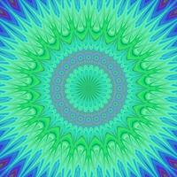 verkoudheid gekleurde ijs kristal mandala fractal achtergrond vector