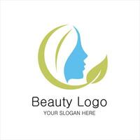 natuurlijk schoonheid vector logo sjabloon