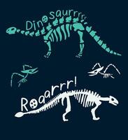 dinosaurus vector. schattig dinosaurus vectoren brullen patroon