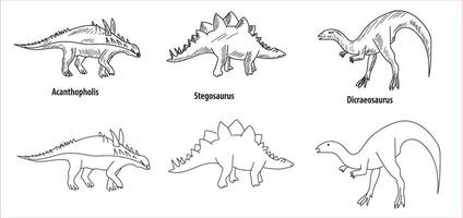 dinosaurus vector. schattig dinosaurus vectoren brullen patroon