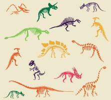 dinosaurus vector. schattig dinosaurus vectoren brullen patroon