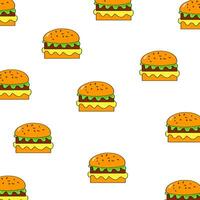 hamburger achtergrond vector