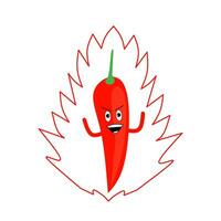 peper icoon illustratie vector