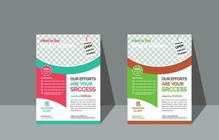 poster folder tamfje brochure Hoes ontwerp lay-out ruimte vector illustratie sjabloon in a4 grootte