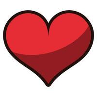 hart icoon vorm liefde symbool vector